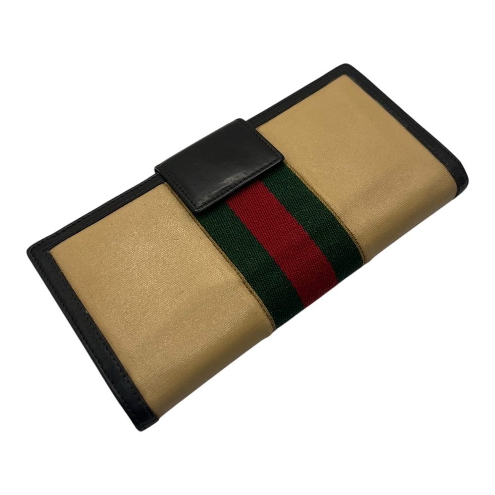 Vintage Gucci Wallet Re-painted Fabric Body - Picture 4 of 10